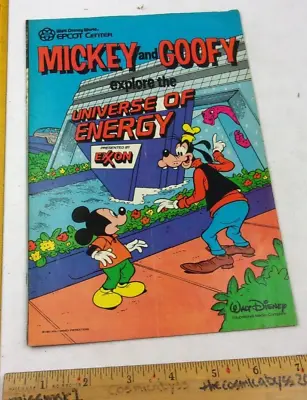Mickey And Goofy Explore The Universe Of Energy Epcot Center Comic Book 1985 VGF • $12.95