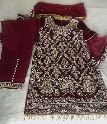 Designer Wedding Party Wear Salwar Kameez Bollywood Pakistani Dress Indian • £40