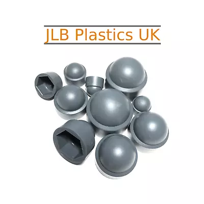 M5 M6 M8 M10 M12 M16 Dark Grey Plastic Nut Protection Cap Cover 8 10 13 17 19 24 • £99.99