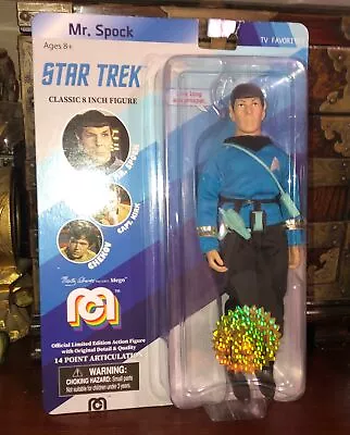 Mr. Spock Star Trek 8” Action Figure Mego 2018  Vtg New In Box Factory Sealled • $39