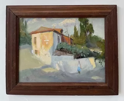 Original Mid Century French Impressionist Oil On Board Painting • £2.20