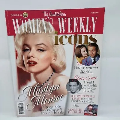 The Australian Womans Weekly Icons Magazine Issue 18 2022 Marilyn Monroe & Elvis • $19.95