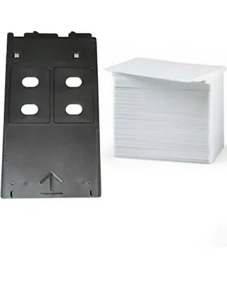 £26.85 • Buy EMORE Inkjet PVC Cards Kit With Tray For Canon Inkjet Printer-Tray+100pcs Cards