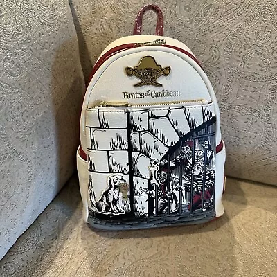 Disney Parks Loungefly Pirates Of The Caribbean Jail Scene Mini Backpack 2023 • $200