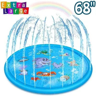 $66.99 • Buy Sprinkler For Kids Sprinkler Pad & Splash Play Mat Splash Pad Fun Sprinkler Toy