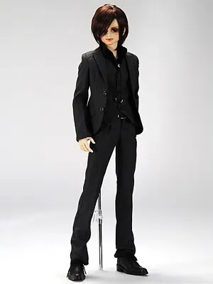 BJD Volks Super Dollfie SD16B SD17B Stylish Gray Suit Outfit Set Black Label • $54.36