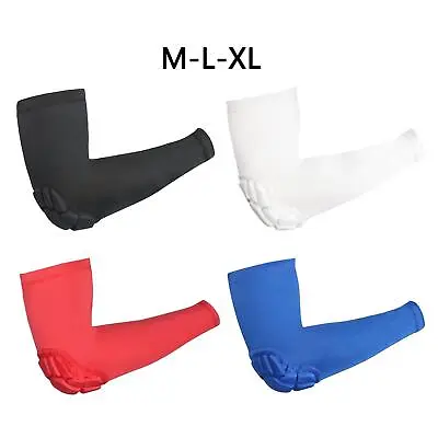 Breathable Thickened Elbow  Pads Sleeves Of Arm For Volleyball Basketball • $8.72