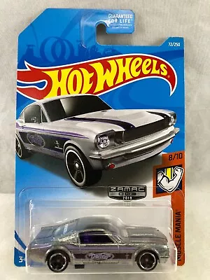 2019 Hot Wheels #72 Muscle Mania '65 Mustang 2+2 Fastback Zamac • $1.99