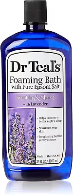 Dr Teals Pure Epsom Salt Foaming Bath With Lavender 1L RELAX NOURISH-Au • $18.88