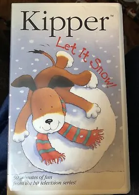 Kipper The Dog Let It Snow VHS  2003 Tiger Pig Kids TV Show Holiday Christmas • $15