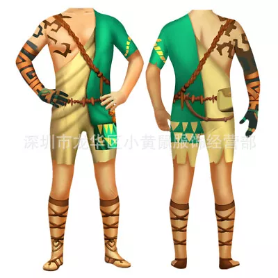 The Legend Of Zelda Link Jumpsuit Tears Of The Kingdom Adult Kids Bodysuit Suits • $34.10
