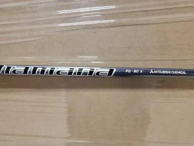 New Uncut Tour Issue Diamana PD 80 X X-Stiff Driver Shaft Mitsubishi Whiteboard • $359.99