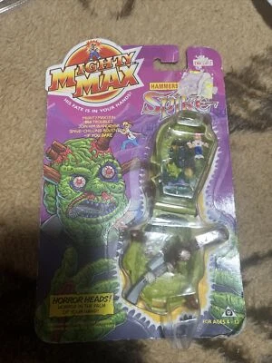 $30 • Buy Vintage Bluebird 1993 Mighty Max Spike Tomb Head Plastic Toy New