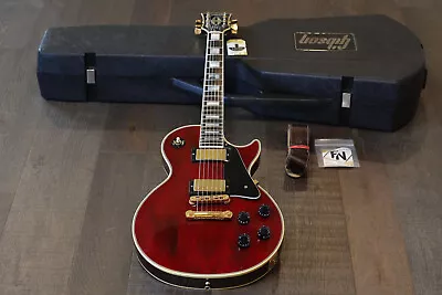 1985 Gibson Les Paul Custom Electric Guitar Wine Red + OHSC • $4395
