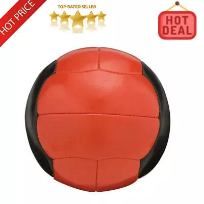 4-6lb Medicine Ball Fitness Exercise Ball Synthetic Leather Cover Sport Gym US • $24.78