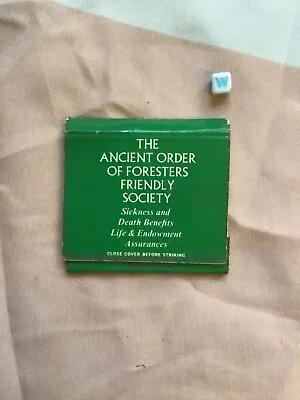 £12.99 • Buy Vintage Ancient Order Of Foresters Matchbook
