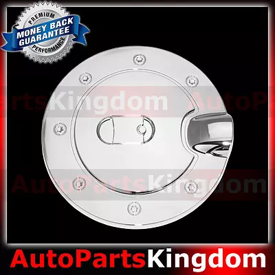 Triple Chrome Plated ABS Fuel Gas Tank Cap Door Cover For 05-09 Ford Mustang • $25