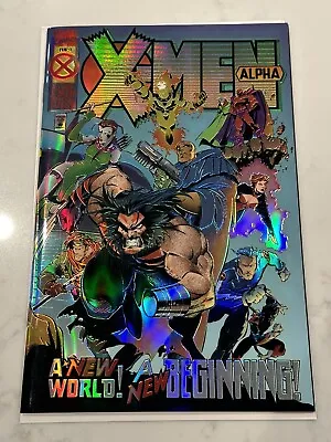 Marvel Comics X-Men Alpha #1 Gold Edition Holofoil Chrome Variant Cover • $99.99