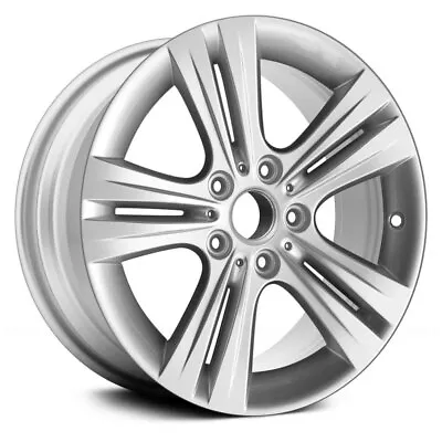 Replace 5-Spoke All Painted Sparkle Silver 17x7.5 5x120 +37 Wheels Set Of Rims • $734.40