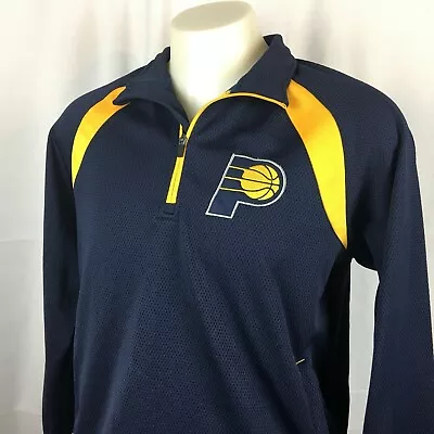 Indiana Pacers Boys Pullover Jacket G-III Fleece Lined NBA Blue Large 16-18 NWT • $19.88