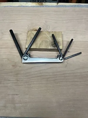Vintage Eklind No. 51 Folding Hex Key Allen Wrench Tool 3/16 7/32 1/4 5/16 3/8” • $4