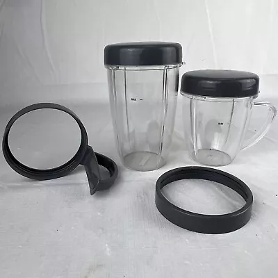 Nutribullet Magic Bullet ACCESSORIES Replacement 600/900W 2-Cups 2 Lids • $11.88