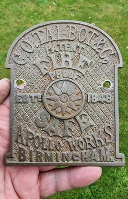 £28.99 • Buy Safe Plaque Safe Plate Escutcheon Talbot & Co