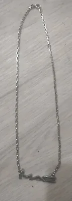  MAC Cosmetics Employee Silver Logo Necklace • $50