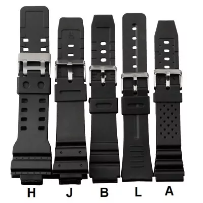 16/18/20/22mm Rubber Strap Watch Band Replace Wrist For CASIOs Watch • $10