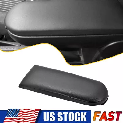 Black Leather Center Console Armrest Box Fits For 1999-2005 VW Jetta Golf Passat • $15.99