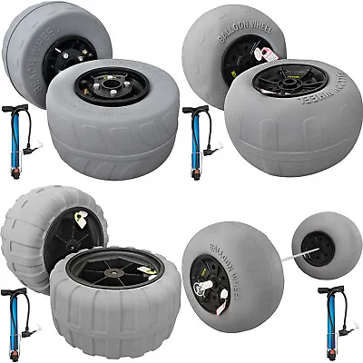 $59.99 • Buy VEVOR Balloon Beach Wheels Replacement Beach Tires 9/13/15.7-inch PVC/TPU