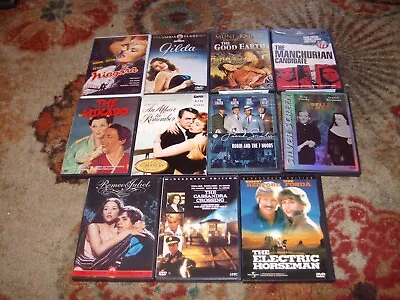 Classic 1940s 50s  60s 70s PICK & CHOOSE DVD Noir Comedy War Movies Noir Drama  • $7.99