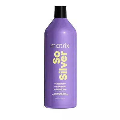 Matrix So Silver Purple Shampoo For Blondes 33.8 Oz / 1l • $37.99