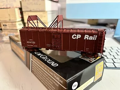 True Line Trains HO 40' Mini Box Car W/Ice Breakers CP Rail 404723 VHTF!!! • $40