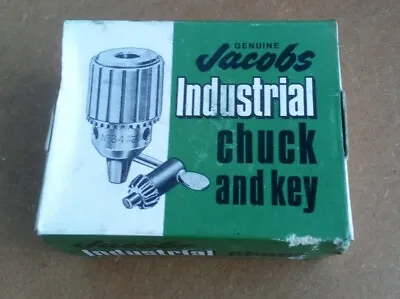 Jacobs 34B 5/8 X 16 Threaded Mount Keyed Chuck 0-1/2  Capacity + Jacobs K3 Key • £17.98