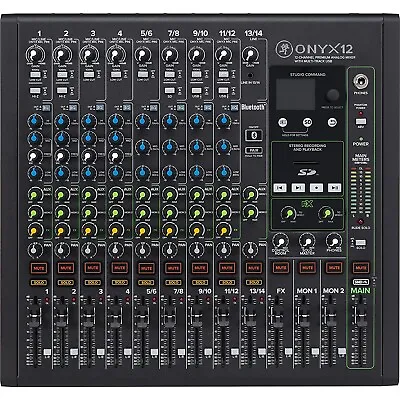 £622.27 • Buy Mackie Onyx12 12-Channel Analog Mixer And Multi-Track USB Interface