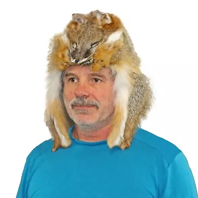 GRAY FOX FUR MOUNTAIN MAN HAT-hts1665  • $169.95