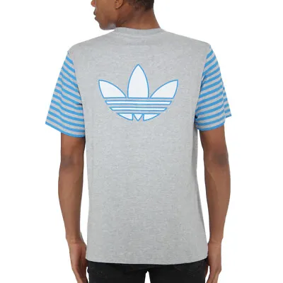 $15 • Buy Adidas Originals Men's Stripes T-Shirt - Grey - Clearance