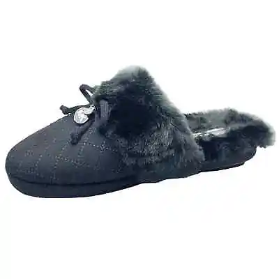 MICHAEL KORS Faux Fur Wool Cashmere Blend Slippers Sz 5M • $34