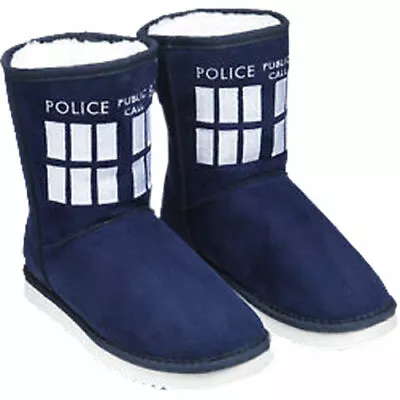 Doctor Who - TARDIS Boots (Ladies Size 7) NEW The Robe Factory • $65.85