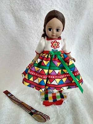 Madame Alexander Rare Mexico #11551 8  Doll From 1995 With Decorated Stand • $43.95