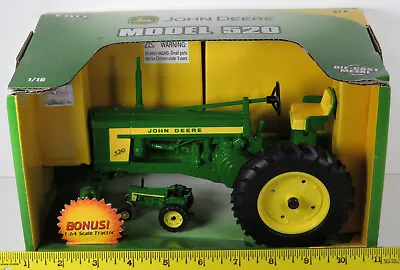 2009 In Box ERTL Britains John Deere Model 520 Tractor 1:16 Metal Plus 1:64 • $52.85