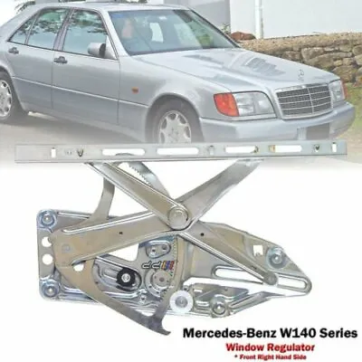 Front Right Power Window Regulator For Mercedes Benz W140 S320 S420 S500 91-98 • $101.90
