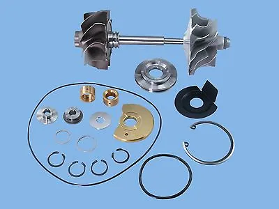 For Borg Warner S300SX3 Turbo-66mm-T4 Turbo Wheel & Shaft & Upgraded 360° Kit • $158