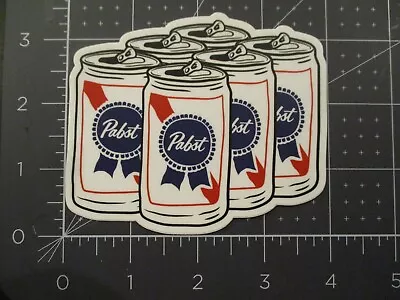 PABST BLUE RIBBON Six Pack Cans STICKER Decal Craft Beer Brewery Brewing • $3.99