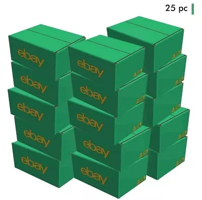 X25 Ebay Branded Packaging Small Cardboard Box (15cmx20cmx10cm) Next Day Dispatc • £13.99