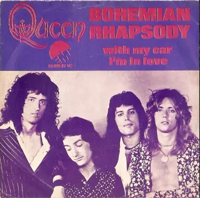 Queen – Bohemian Rhapsody | 45 RPM Single DUTCH Picture Sleeve • £20