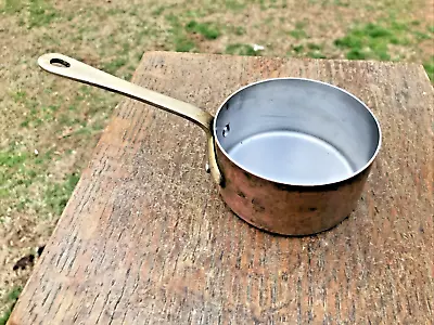 Vintage Mauviel 1830 Copper Butter Warmer With Brass Handle Made In France • $59.99