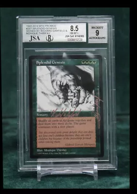 MTG SPLENDID GENESIS BGS 8.5  SIGNED By RICHARD GARFIELD & MONIQUE THIRIFAY 9.0 • $199000