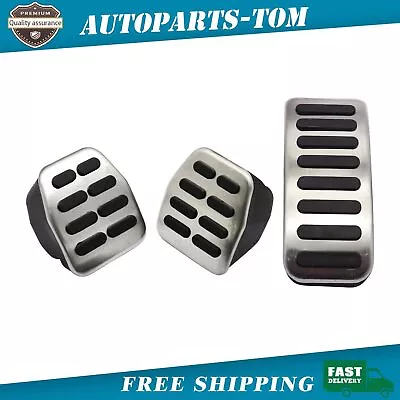 Clutch Gas Brake Foot Pedal Cover For VW Bora Golf MK3 MK4 Vento Lupo Polo New • $12.93